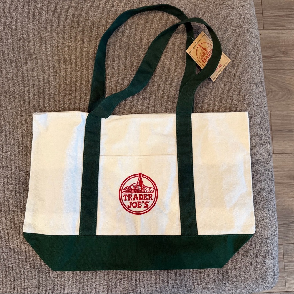 Green Trader Joe’s Tote Bag